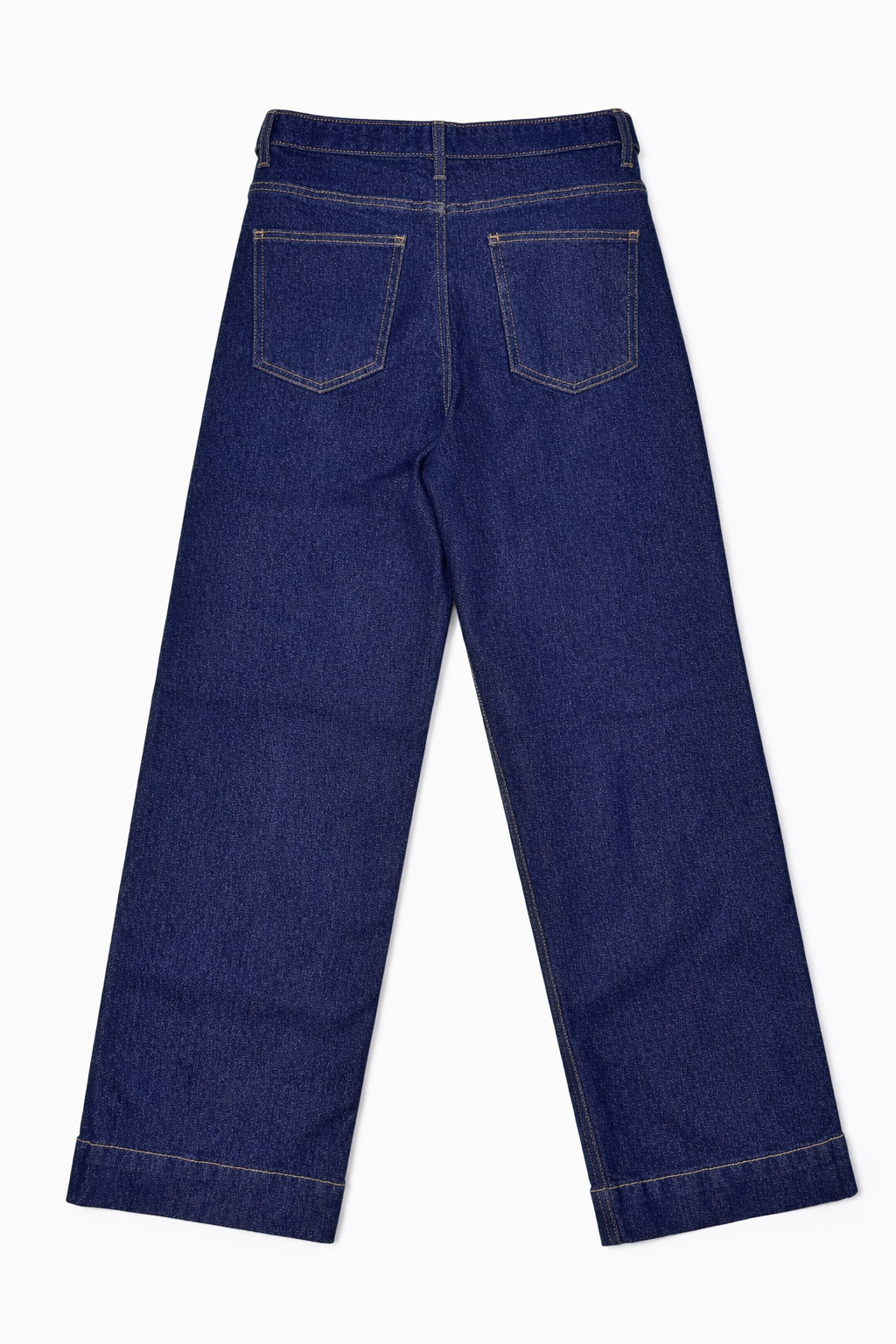 Women's wide leg tie-up jeans styled — Clutch Denim