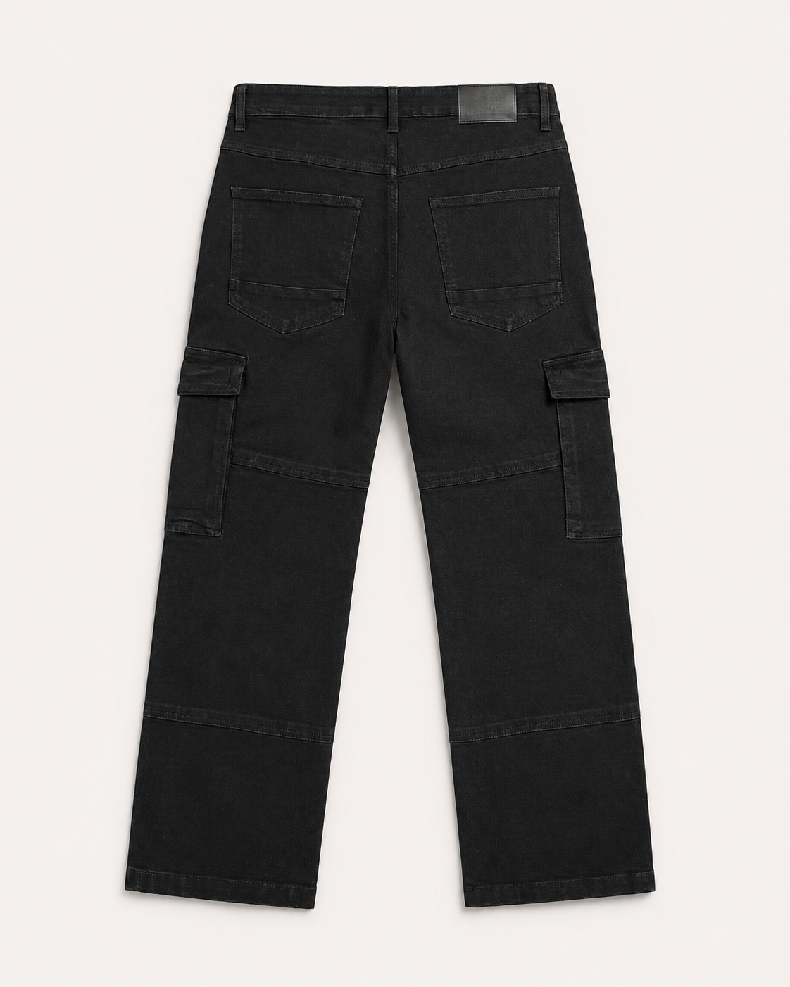 Cargo Jean- Straight fit- Black