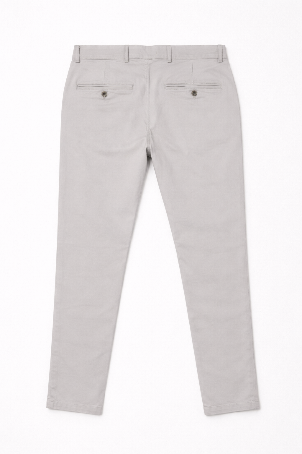 Slim fit bone chinos styled — Clutch Denim
