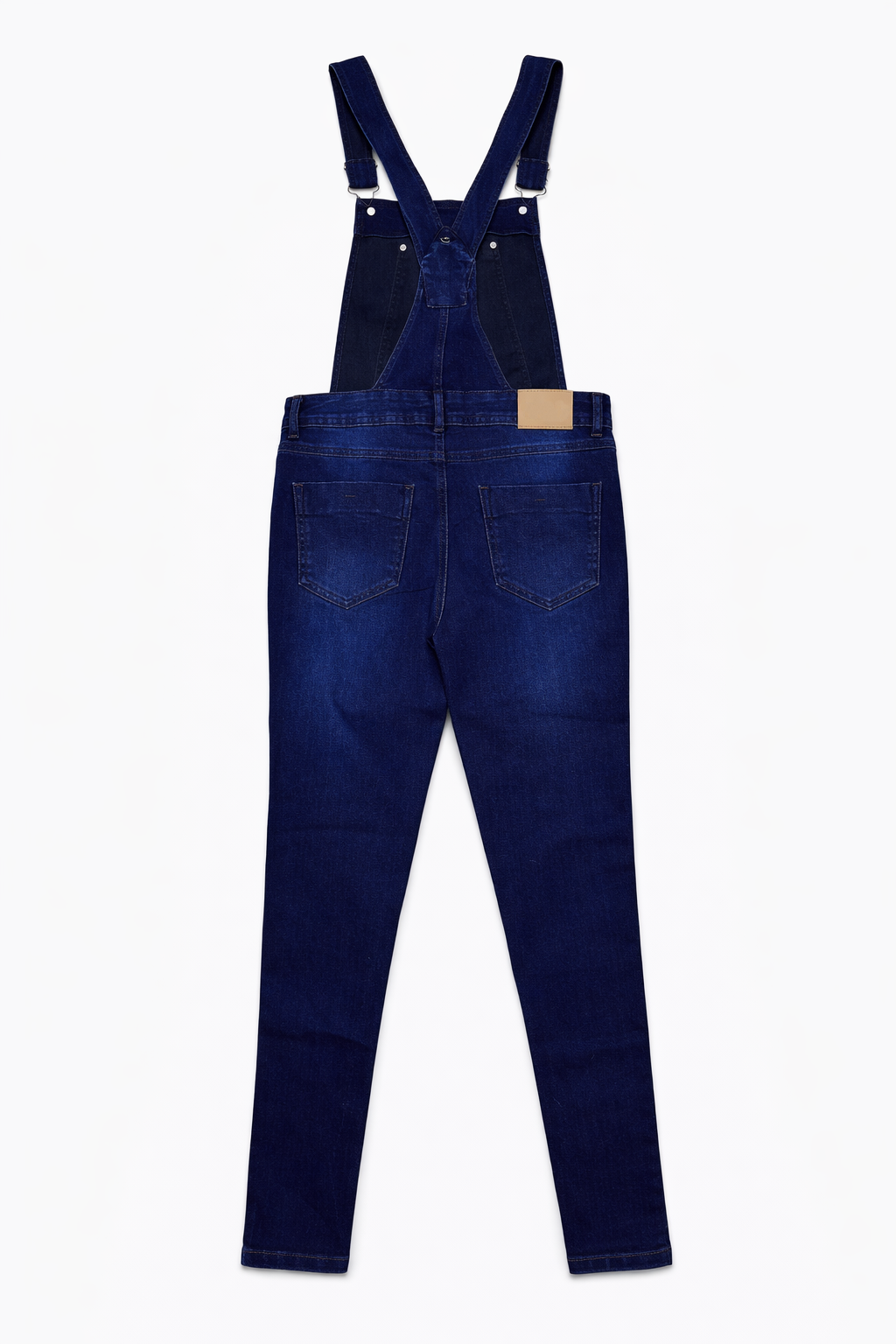 Utility dungaree dark wash styled — Clutch Denim