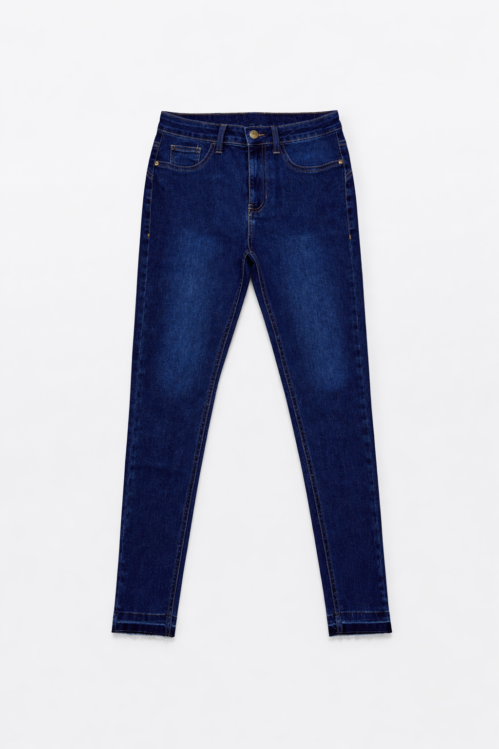 High-rise dark wash skinny jeans styled — Clutch Denim