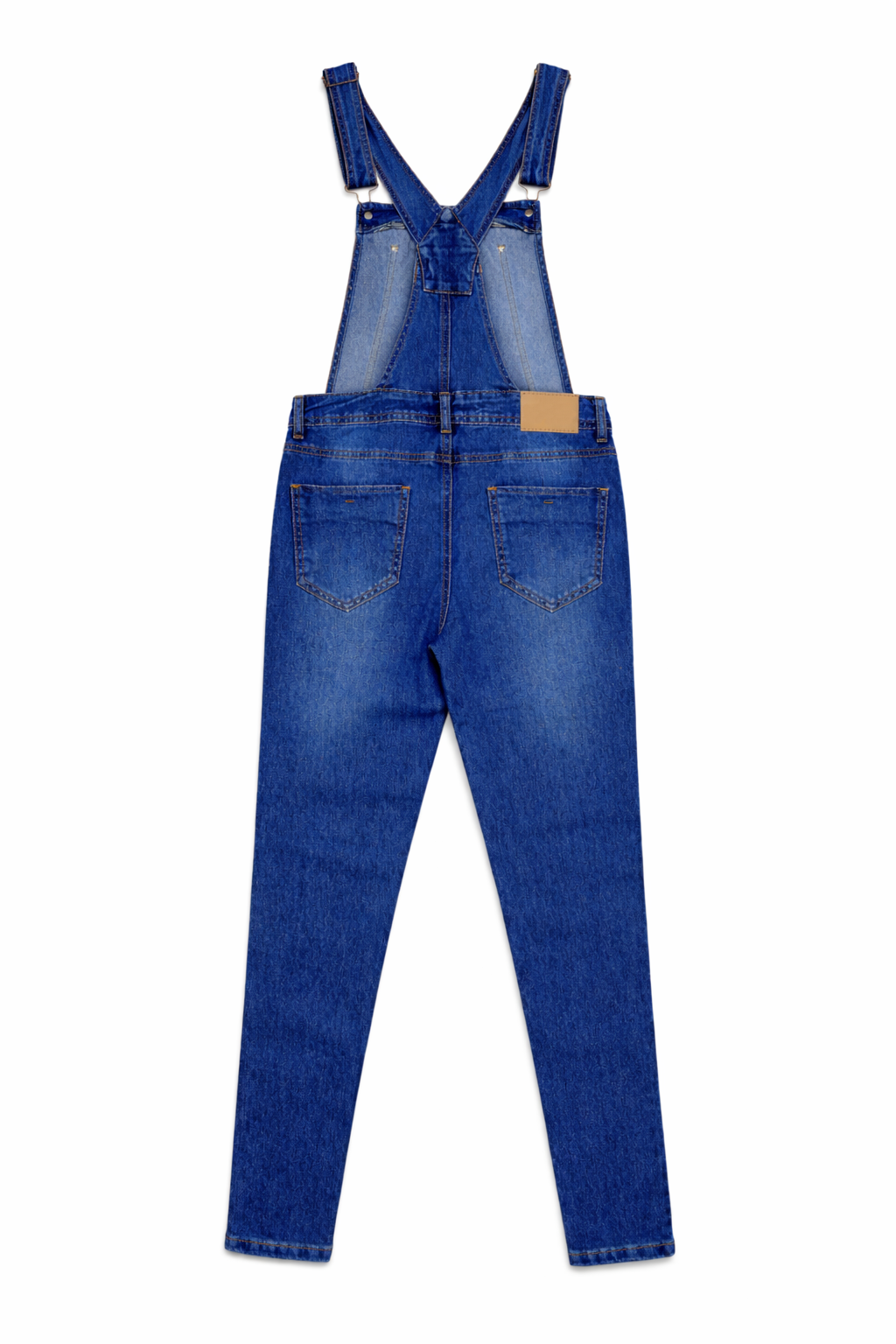 Utility dungaree with rip-repair detail — Clutch Denim