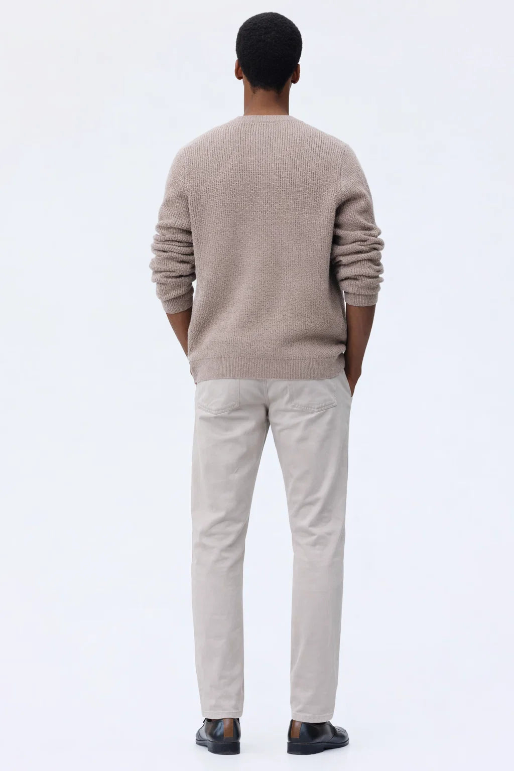 Men's bone chinos detail — Clutch Denim